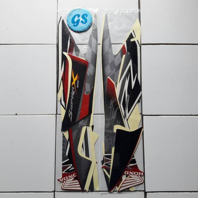 Sticker Supra X 125 Tahun 2008 2010