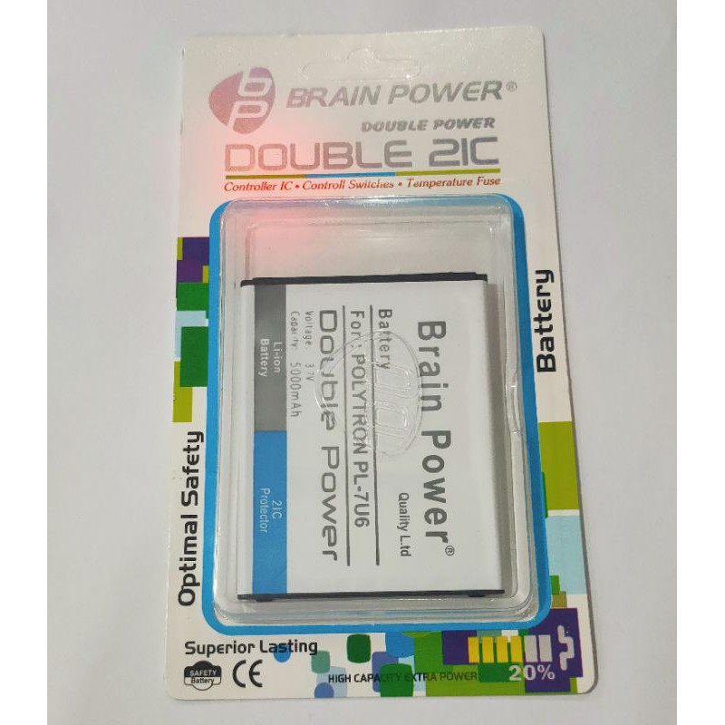 Battery batre Polytron PL - 7U6 Brain power