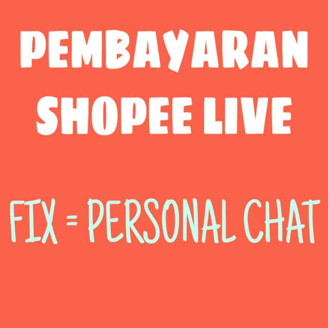 

Pembayaran shopee live