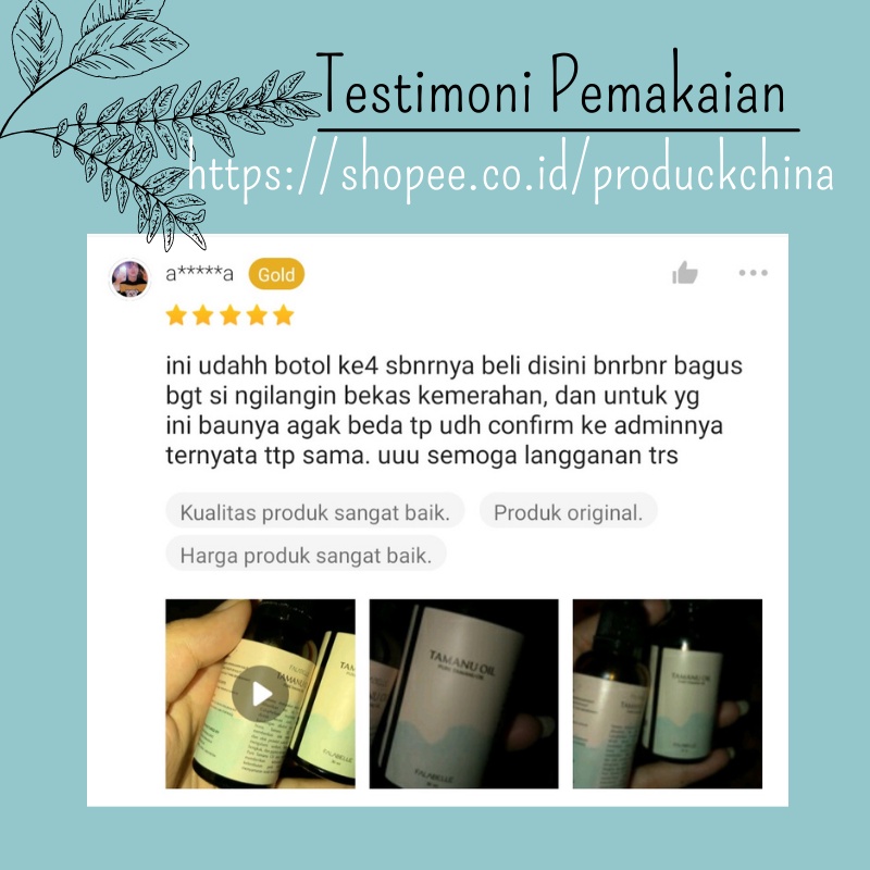 Serum Bopeng Wajah Penghilang Bekas Jerawat Flex Hitam Bintik Hitam  Bruntusan Stretch Mark TAMANU OIL 5ml Falabell BPOM Oil