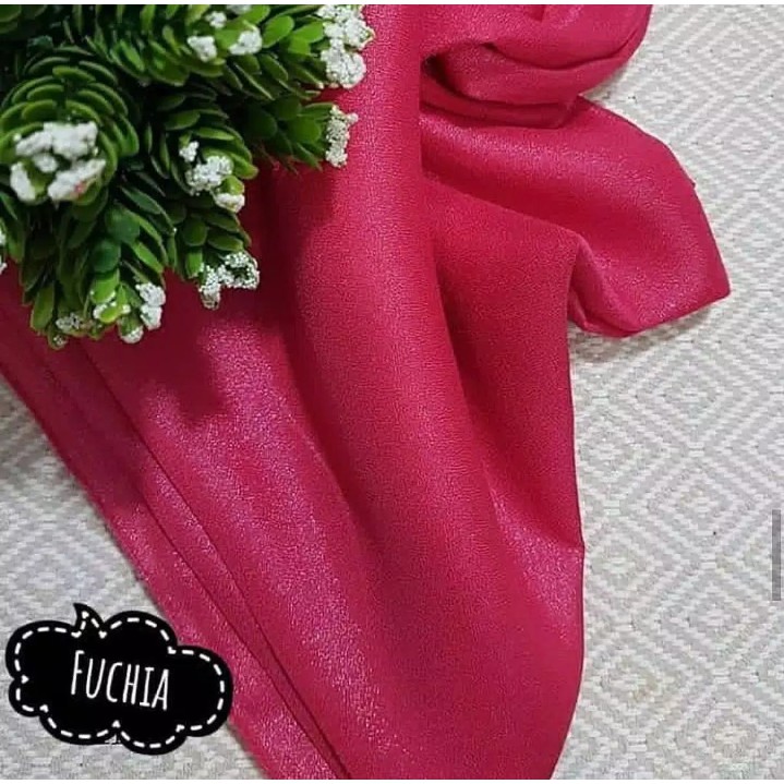 [COD] Hijab Segi Empat ANSANIA Shinar Glamour Merah Fanta NidaHFShop