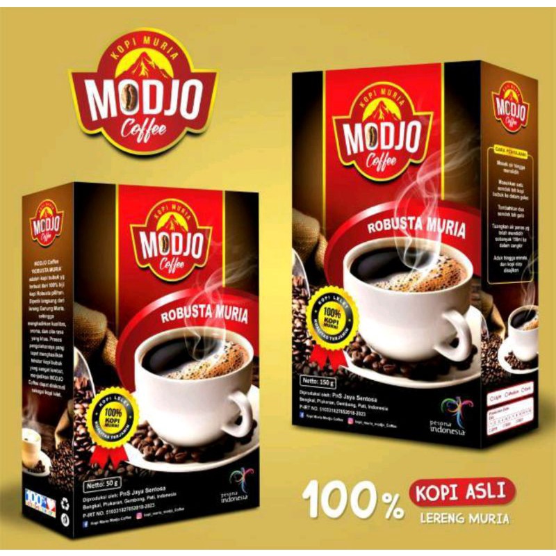 

BISA DITRANSFER ✅ SIKopi Muria Modjocoffee robustakopi lelet asli dari lereng gunung muriakopi murni 100 % murni
