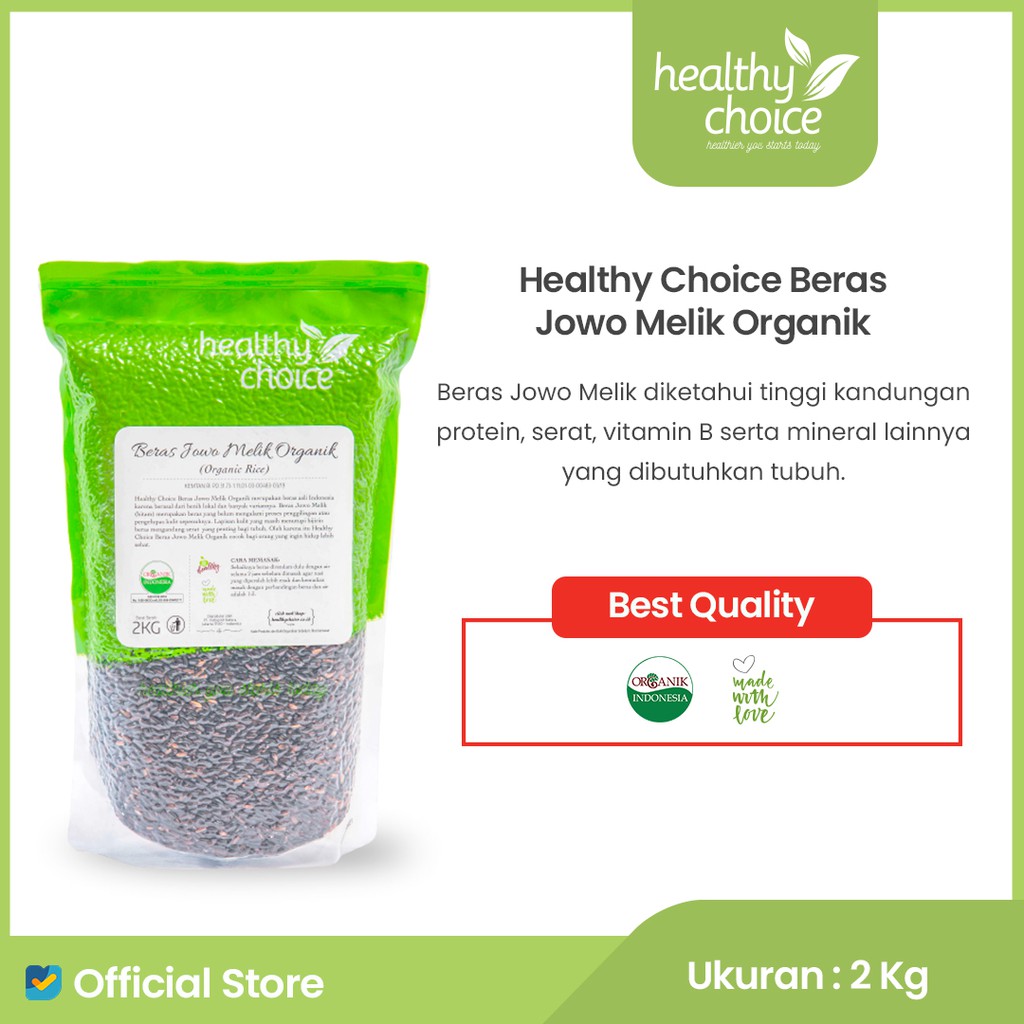 

Healthy Choice Beras Jowo Melik Organik 2 kg