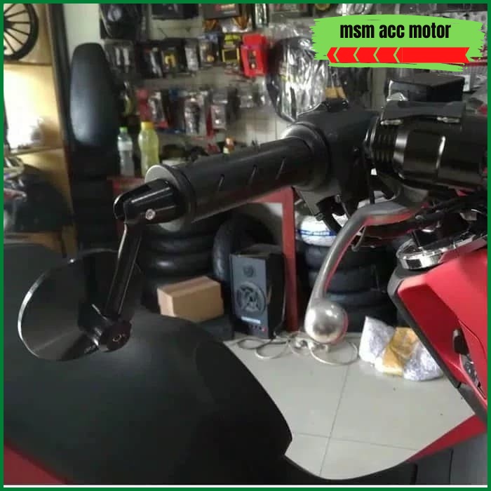 Bar End Spion Nmax Aerox Pcx Adv Xmax Vario X ride Lexi Beat Scoopy dll Universal
