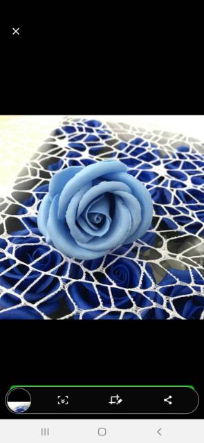 VALENTINES'S DAY SALE !! BLUE BOUQUET ROSE SOAP FLOWER BUKET BUNGA SABUN MAWAR HADIAH VALENTINE