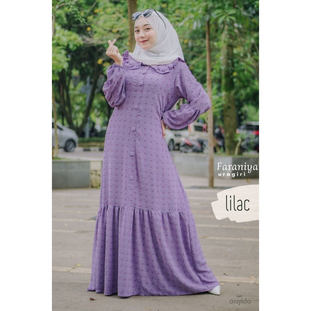 Gamis Crinkle Uragiri/ Gamis Crinkle Premium/ Gamis Crinkle Polka Mewah