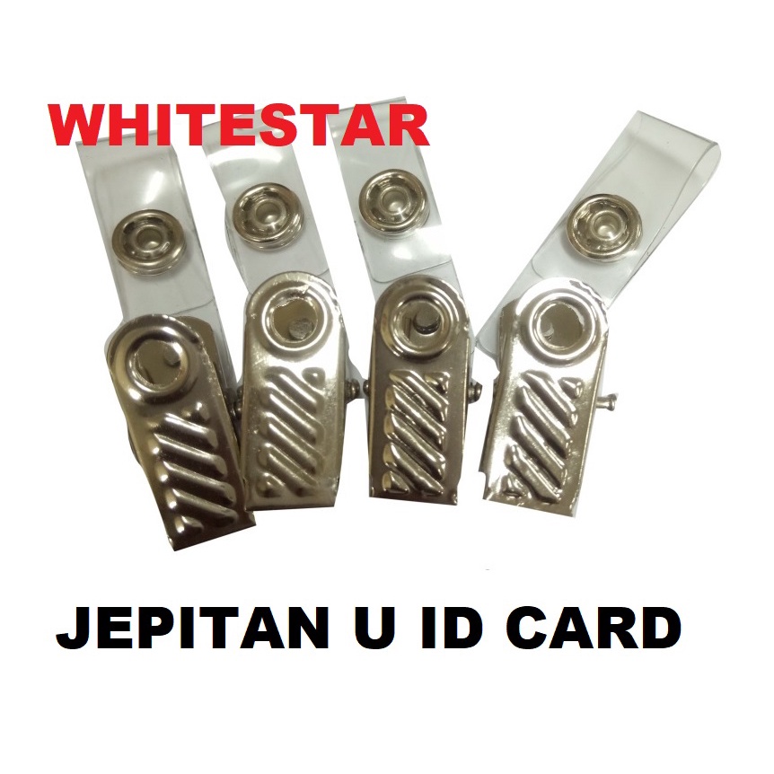 

jepit u id card / name tag / keplek jepitan