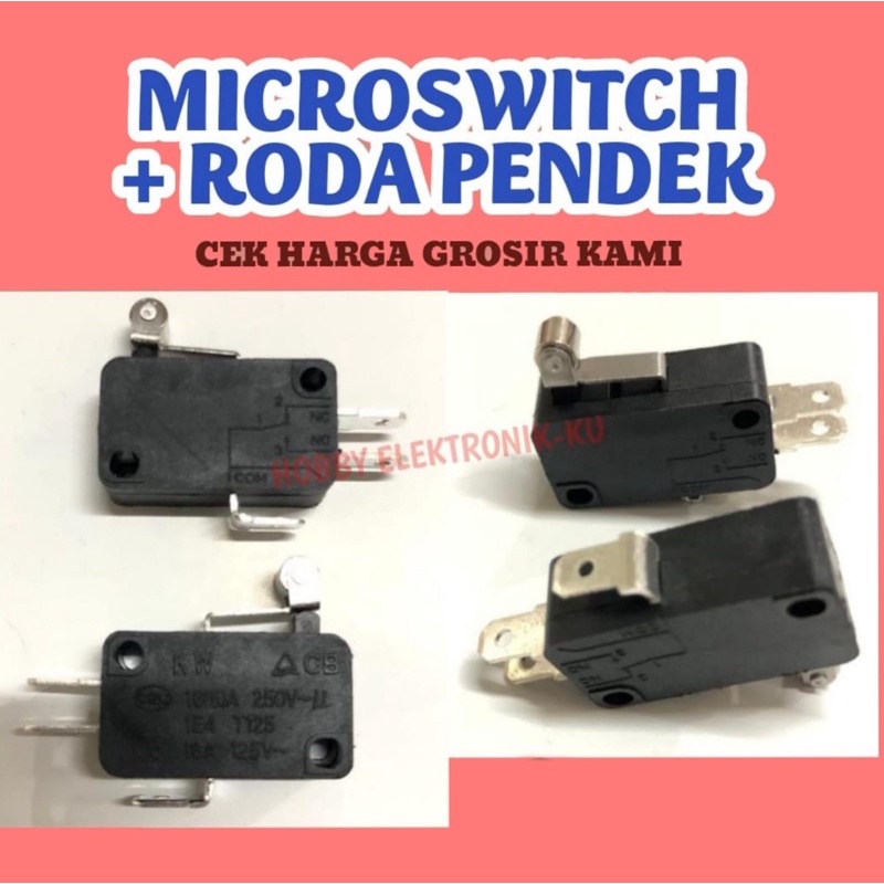MICROSWITCH + RODA PENDEK
