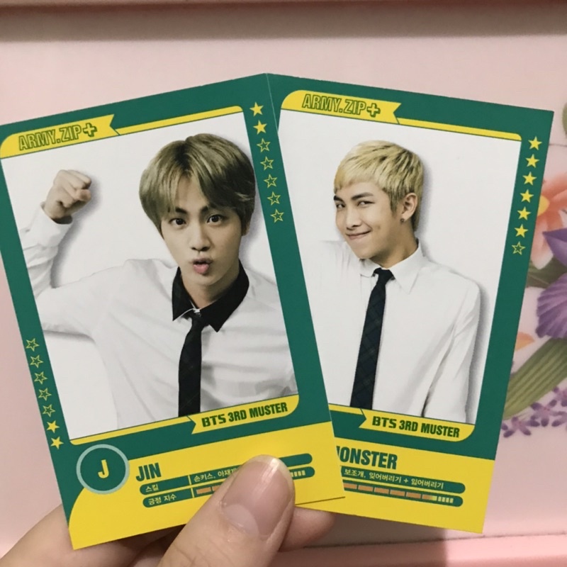 BTS - 3RD MUSTER PLAYER CARD