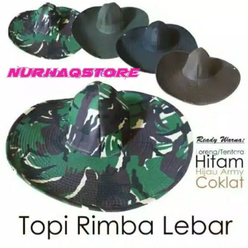 Topi Lapangan Topi Petani Daun Lebar Topi Mecsiko Topi Sawah / Topi Jepang