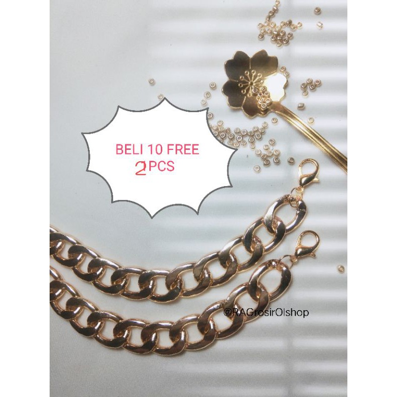 KONEKTOR MASKER JILBAB PENGAIT MASKER RANTAI KONEKTOR MASKER RANTAI