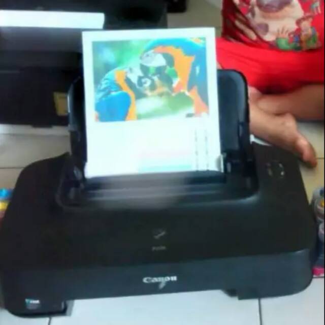 printer canon ip2770 + modif + catridge hitam dan warna kondisi 90%  normal lancarjaya