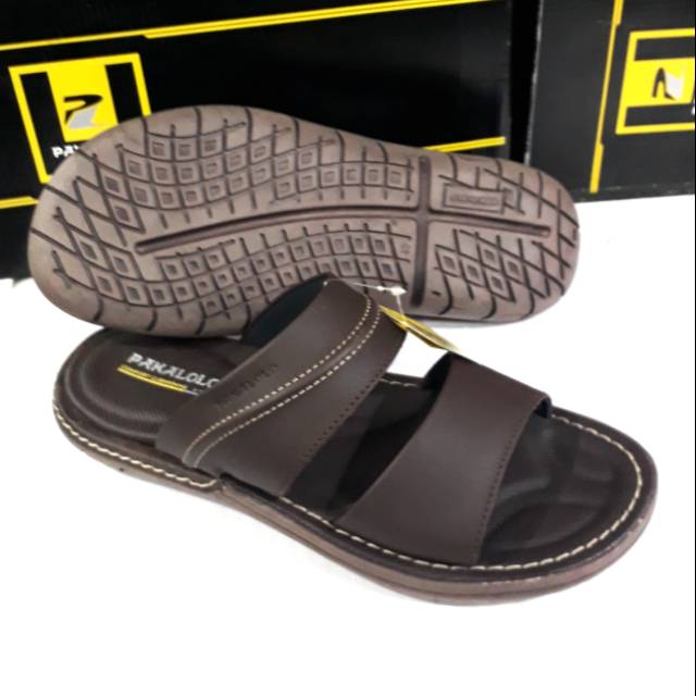 Sandal pria bahan kulit PAKALOLO original N0943