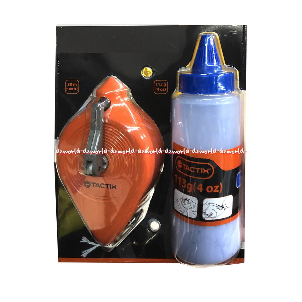 Tactix meteran 30meter Dan Lem 113gr 1set Taxtic Glue Centimeter