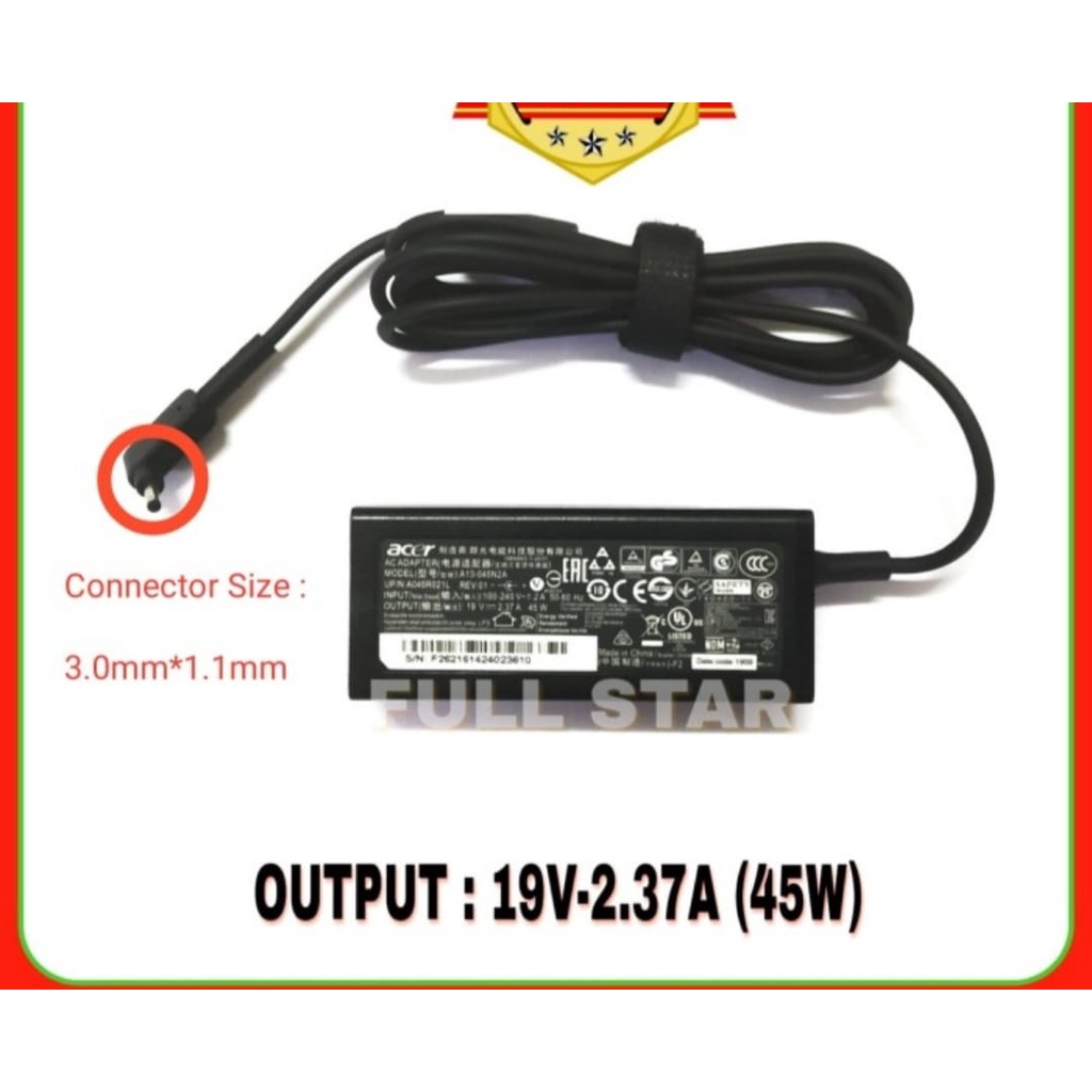 G607 ADAPTOR CHARGER KABEL POWER LAPTOP NOTEBOOK KABEL BERSERAT TEBAL ACER 19V FAST CHARGING ADAPTOR AC DC MULTI POWER TRAVEL MULTIFUNGSI UNIVERSAL TIDAK CEPAT PANAS PRODUK BERKHUALITAS HARAGA TERJANGKAU