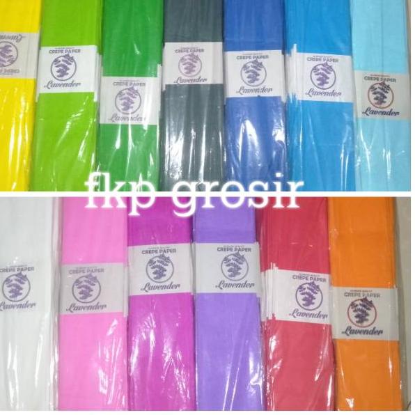 

시 GROSIR PER 25 LEMBAR - KERTAS KREP PANJANG
