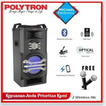 Speaker Active Portable Polytron PTS 12K15