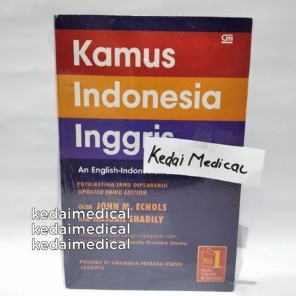 BUKU KAMUS INDONESIA-INGGRIS JHON ECHOLS TERMURAH LARIS