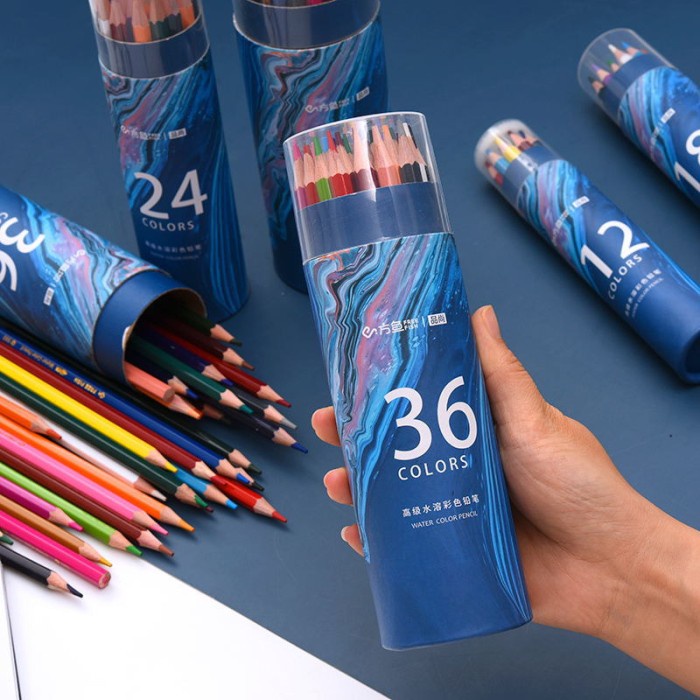 

Mudah Water Pencil / Color Professional Water Soluble Color Pencil Premium Bergaransi