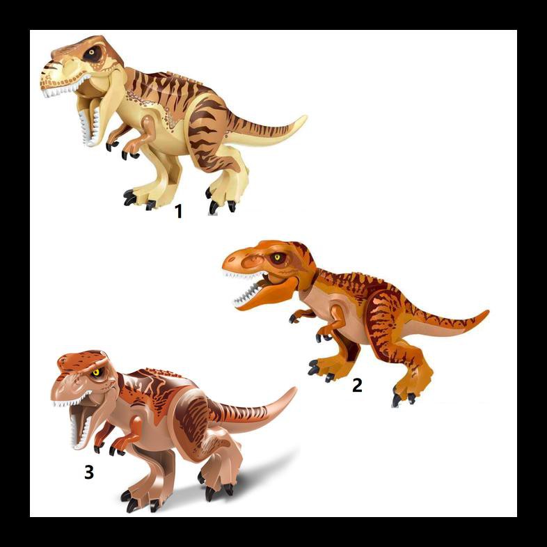 READY STOK JURASSIC WORLD PARK DINOSAURUS TYRANOSAURUS T REX MINIFIGURE LEGO KW MAINAN ANAK TERLARIS