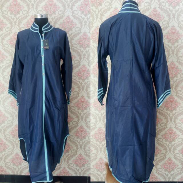 Atasan Tunik Denaru Blue Navy
