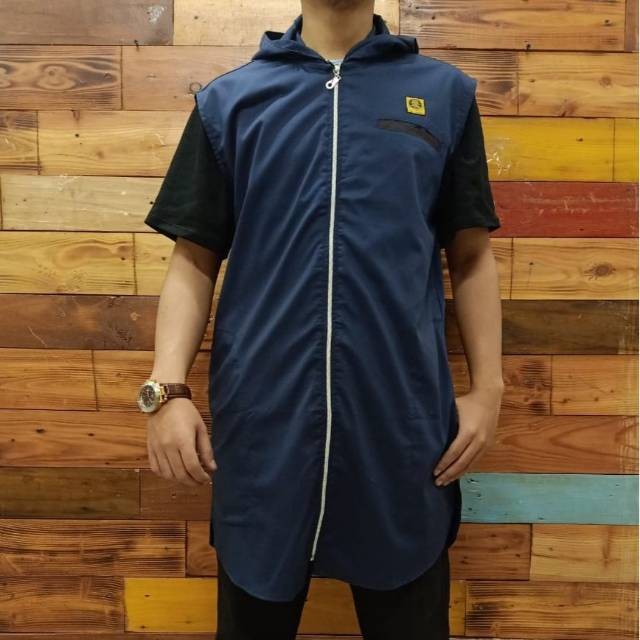 Rompi Kurta Dewasa Hoodie Full Zipper Al Amwa