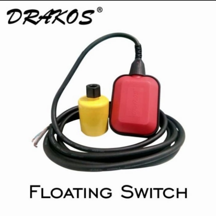 Floating switch Drakos 3 meter float switch otomatis toren tandon air