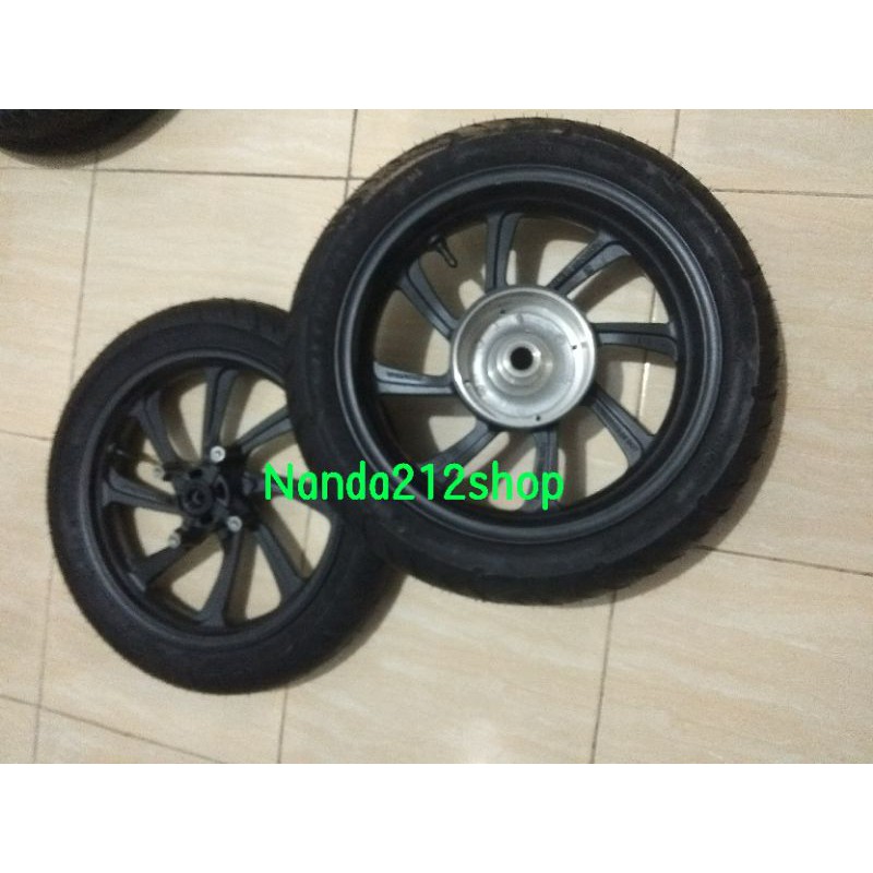 velg racing set pcx 150 double disc ori copotan
