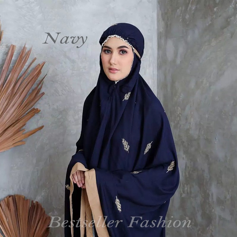 Mukena Dewasa Bordir Raissa Mukena Raissa Dewasa Mukena DAILY TROPICAL Mukena Rayon Bordir Premium High Quality