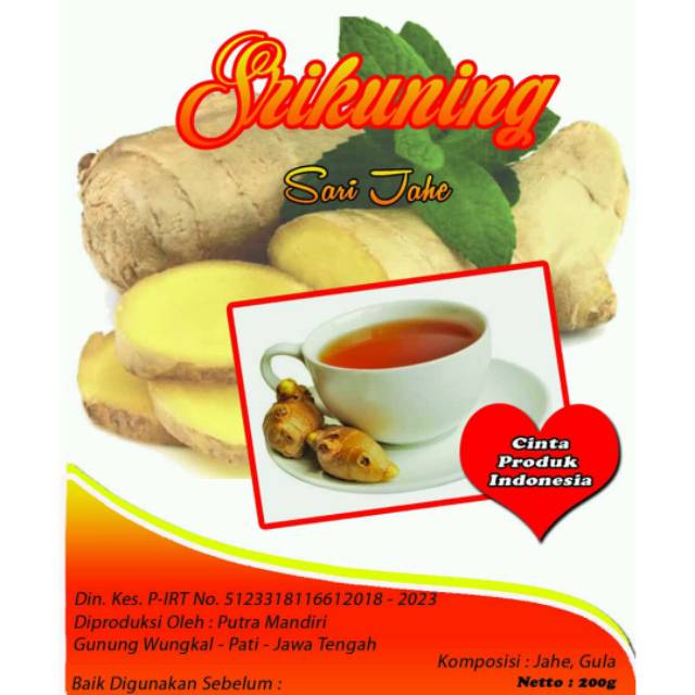 

Minuman Bubuk Sari Jahe