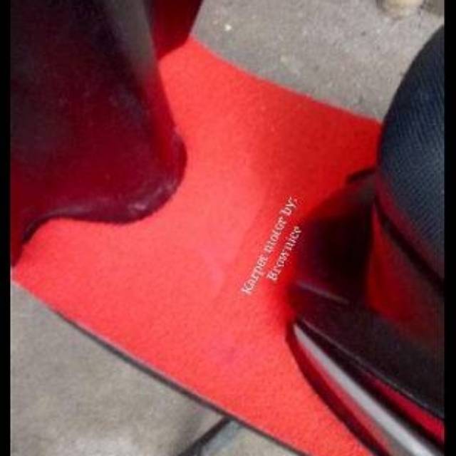 Karpet motor XEON Karbu 125 Xeon GT 125 XEON RC 125 (Emboss tulisan XEON)