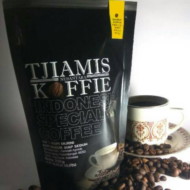

Tjiamis Koffie 250gram (100% Kopi Bubuk Murni)