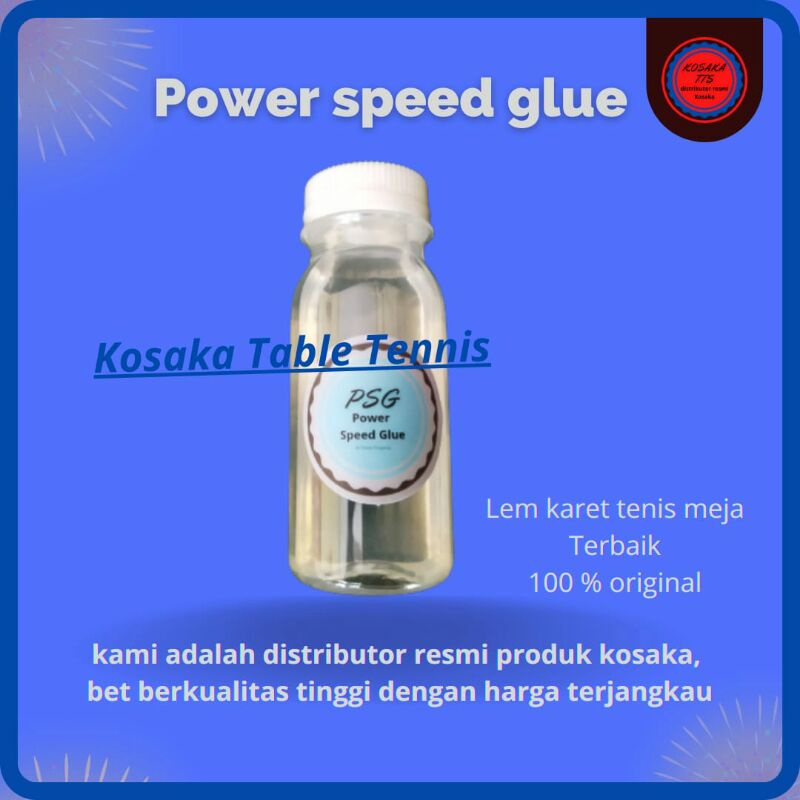 LEM POWER SPEED GLUE LEM KAYU BET PINGPONG TENIS MEJA TERLARIS TERMURAH