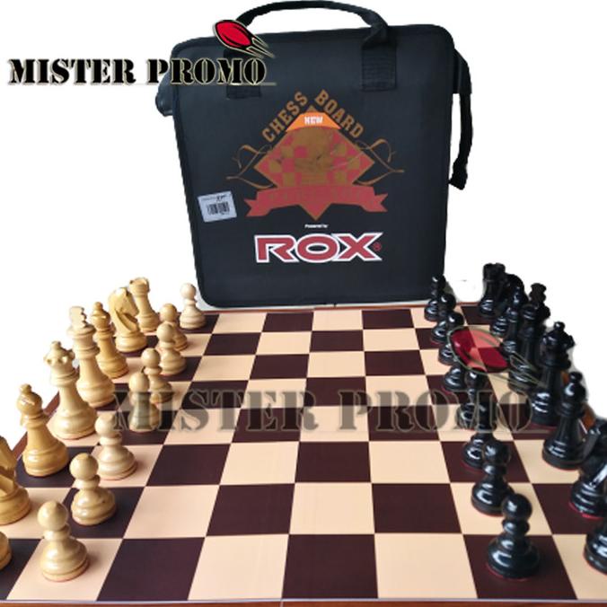 Catur Kayu Percasi Tas ROX