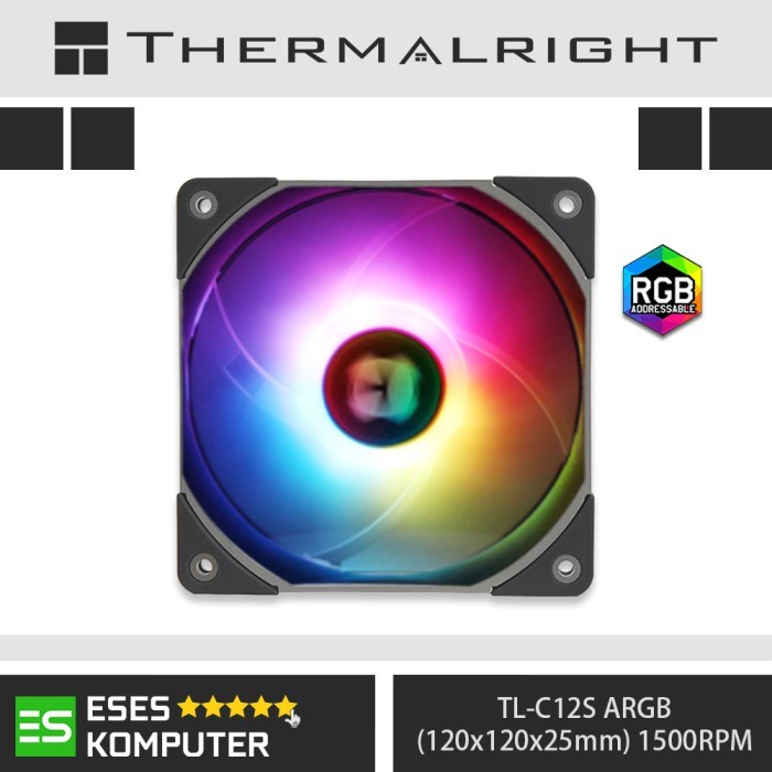 Fan THERMALRIGHT TL-C12S ARGB | 120mm 12cm PWM Fan