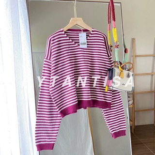 Image of thu nhỏ AFI - EC - RJT Sweater Crop Rajut Stripy #0