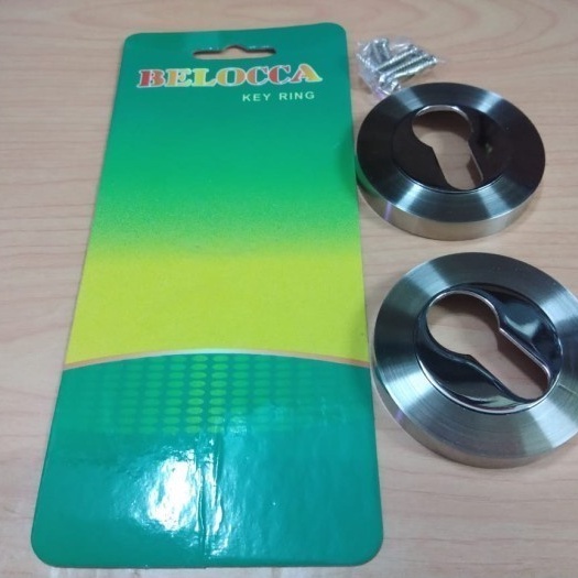 Kunci ring Bulat Stainless Steel harga 2pc/Penutup lubang kunci/Tutup silinder cilinder pintu STAINLESS