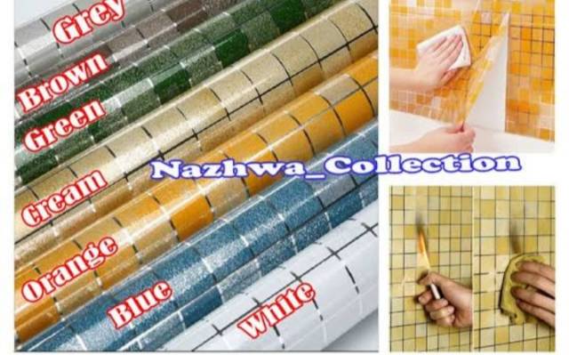 WALLPAPER DAPUR ANTI MINYAK DAN PANAS