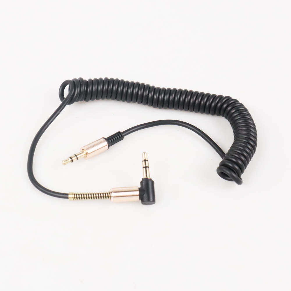 Kabel Audio AUX 3.5mm Spring L Jack 1.5m  Taffware