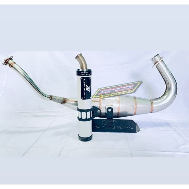 Knalpot aitech steinles big vol cobra ninja r ninja rr ninja ss new model original aitech indonesia