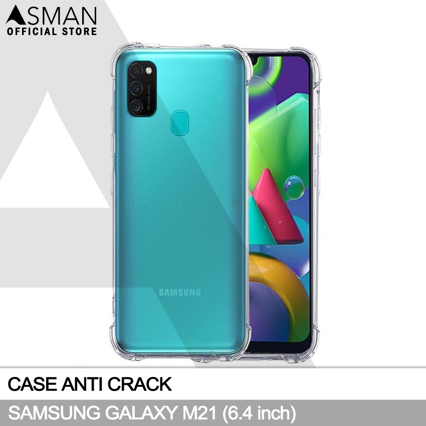 Anti Crack Samsung Galaxy M21 (6.4&quot;) | Soft Case Anti Bentur - Clear