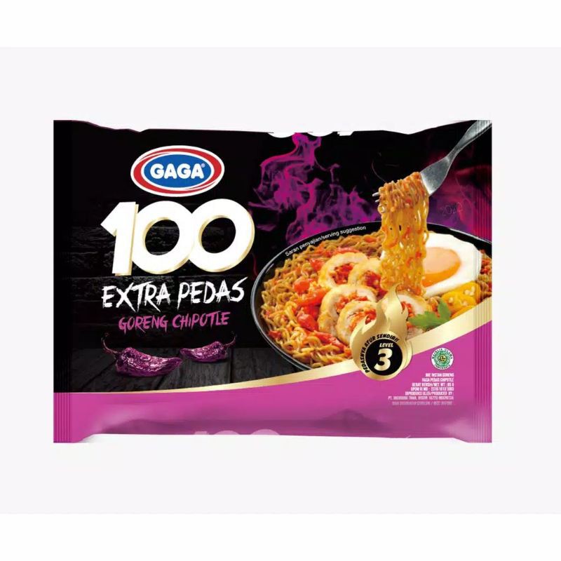 Mie Instan Gaga 100 extra pedas