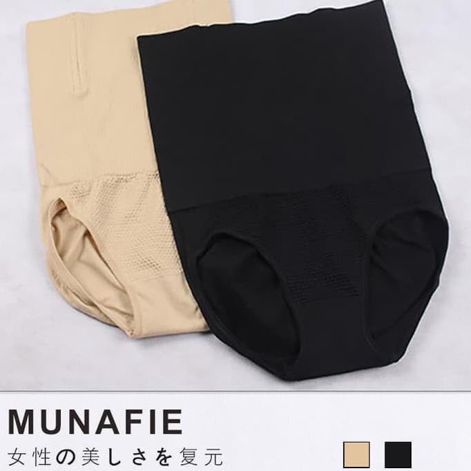 ❄️MATCHA❄️ Munafie Hight Waist Slim Pants + Fiber TANPA RENDA