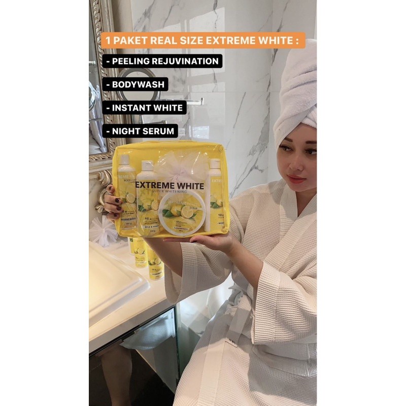 EXTREME WHITE REAL SIZE