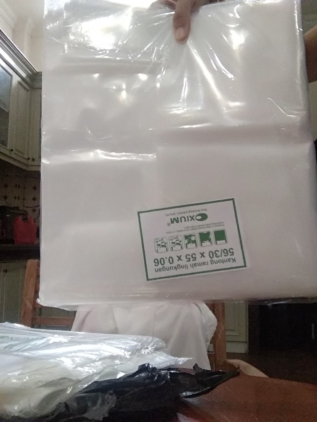 Plastik Kantong Eco Friendly Oxium Go Green Ramah Lingkungan - Premium