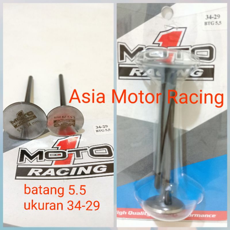 Payung Klep Kawahara 34-29 Batang 5.5/payung Klep Moto1 34-29/5.5 Payung Kawahara Moto1 Racing