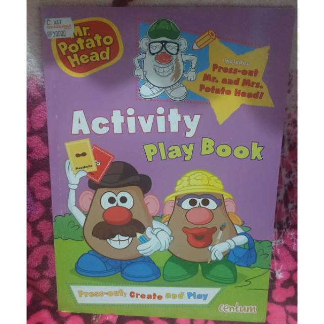 BBW Mr Potato Head activity play book