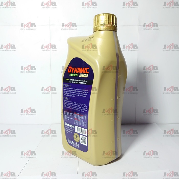 PTT Lubricants Dynamic Commonrail Synthetic SAE 5W30 ACEA A5/B5 1Liter