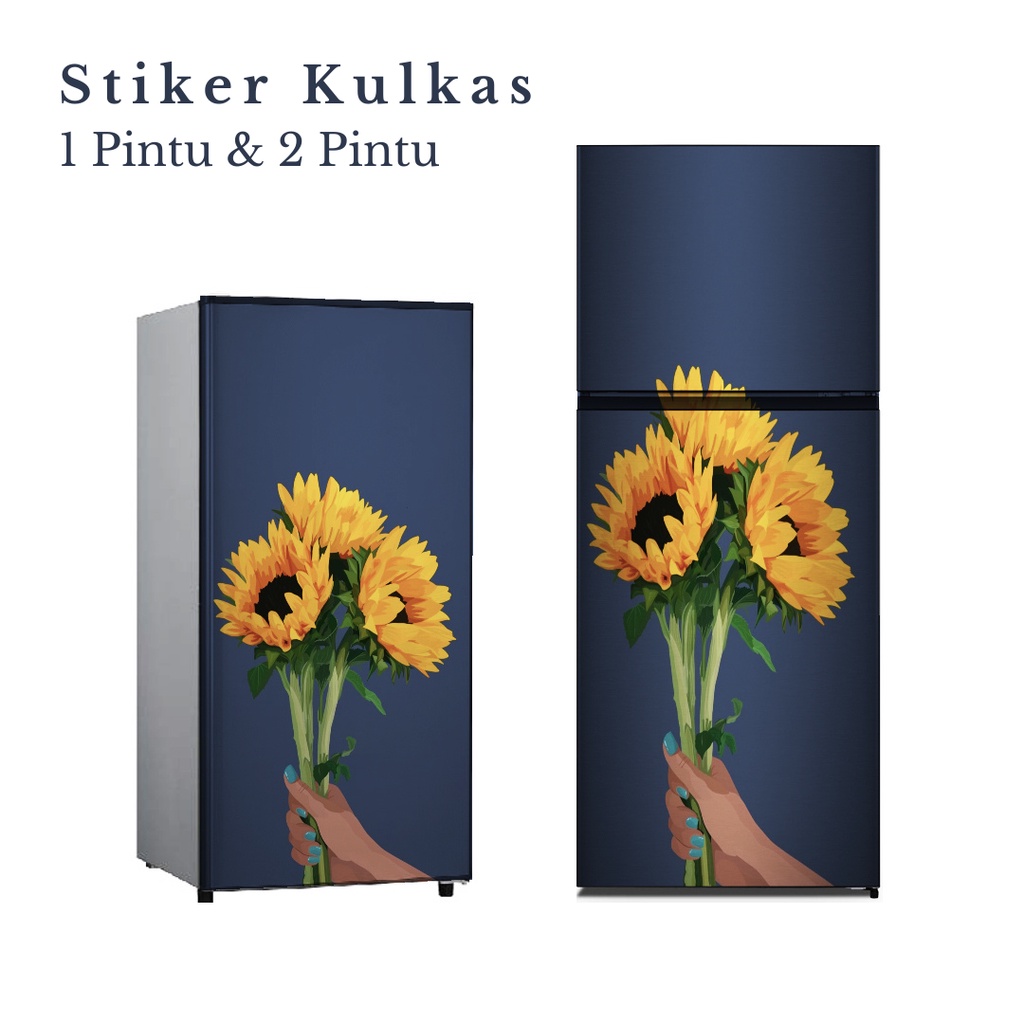 Stiker Kulkas 1 Pintu dan 2 Pintu motif Minimalist kode MT-40 - FX