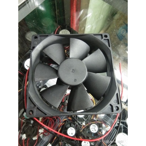 Fan DC 24V merek ATECH ukuran 9cm x 9cm x 2,5cm  MADE IN TAIWAN